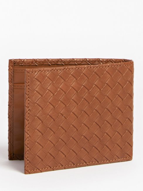 Portefeuille Tressé Calabria Guess Marron