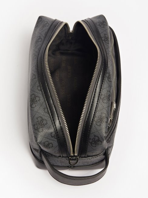Guess Noir Trousse De Toilette Intelligente Vezzola Logo 4g