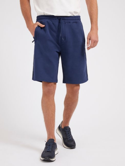 Short à Bande Logo Bleu Guess