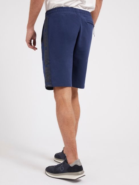 Short à Bande Logo Bleu Guess