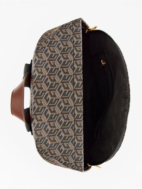 Sac à Dos Noir Ederlo G Cube Logo Guess