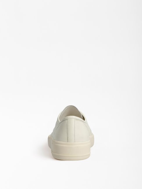 Guess Sneaker Verona En Cuir Véritable Blanc