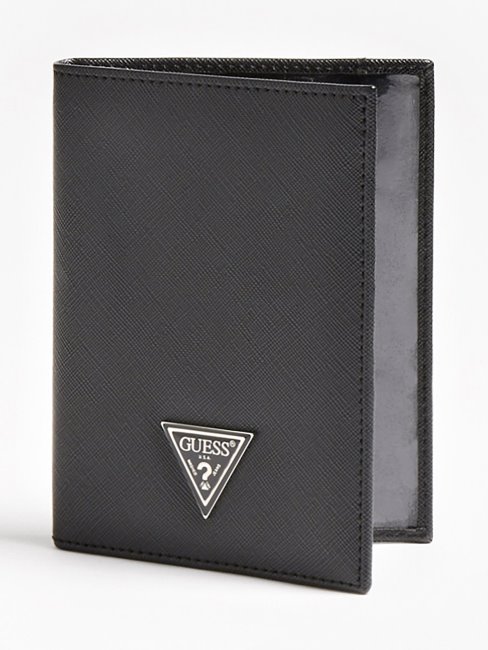 Coffret Certosa Saffiano Noir Guess