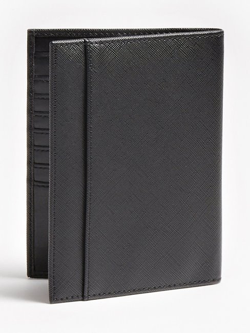 Coffret Certosa Saffiano Noir Guess