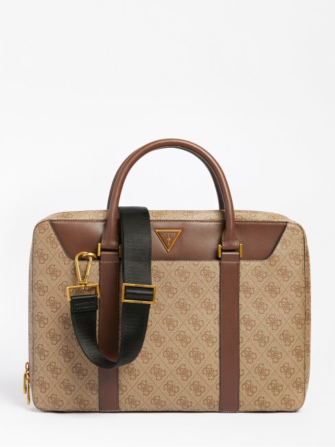 Sac Vezzola Smart 4g Logo Beige Guess