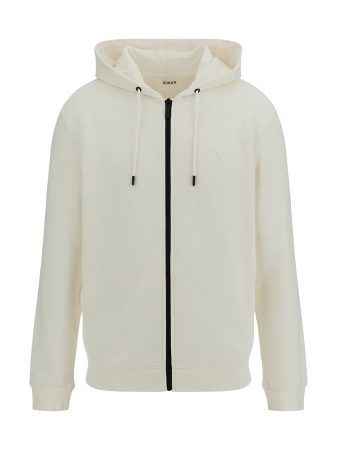 Sweat Zippé Guess Blanc