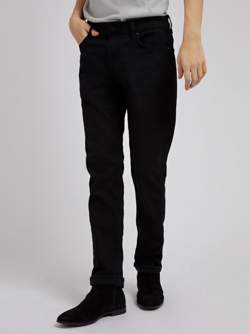 Pantalon Denim Skinny Noir Guess New Trend