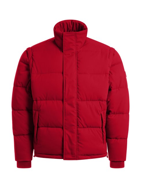 Doudoune Manches Amovibles Guess Rouge