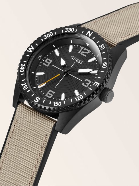 Montre Analogique Classique Guess Blanche