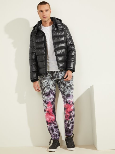 Tee Shirt Guess Logo Triangle Blanc