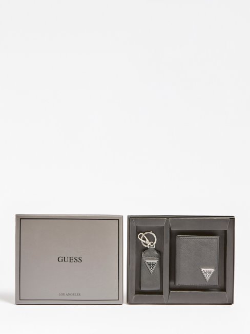 Coffret Certosa Saffiano Noir Guess
