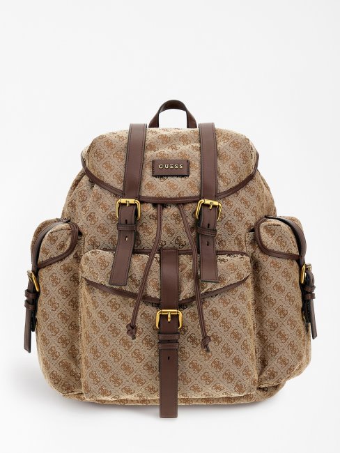 Sac à Dos Guess Retro 4g Logo Beige