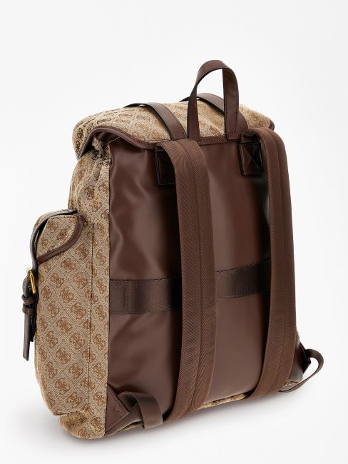 Sac à Dos Guess Retro 4g Logo Beige