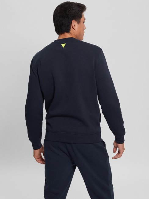 Sweat Logo Devant Guess Bleu