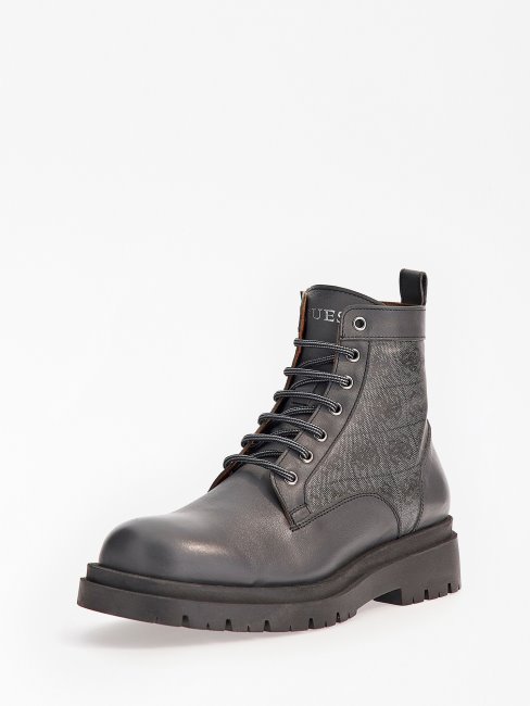 Bottes De Combat Pisa 4g Logo Guess Noir