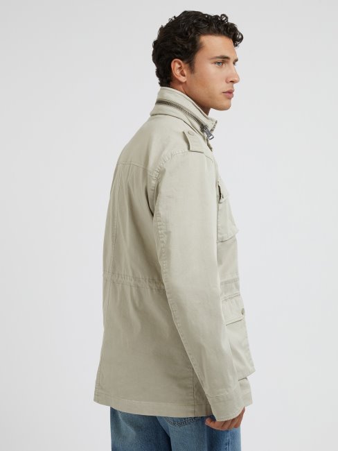 Veste Guess Beige Poches Plaquées