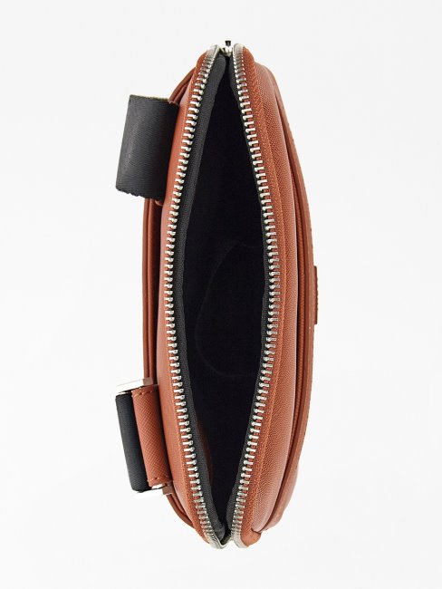 Sac Besace Certosa Saffiano Guess Marron