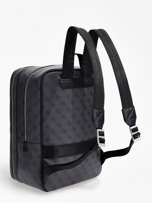 Sac à Dos Noir à Logo Vezzola 4g De Guess