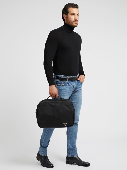 Sac Voyager Avec Bandoulière Noir Guess