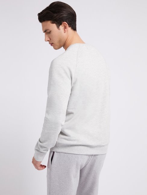 Sweat Logo Devant Guess Gris Multi