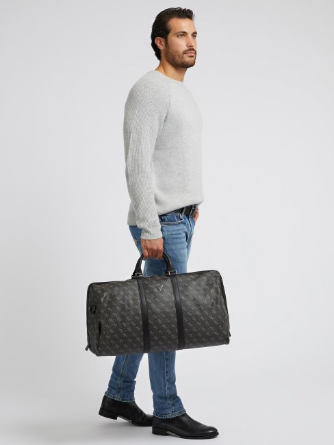 Sac Noir Logo Vezzola 4g Multi Guess