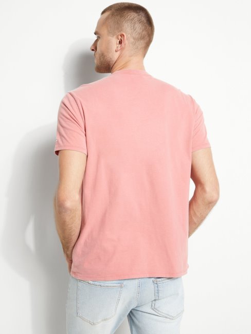 Tee Shirt Poche Avant Rose Guess