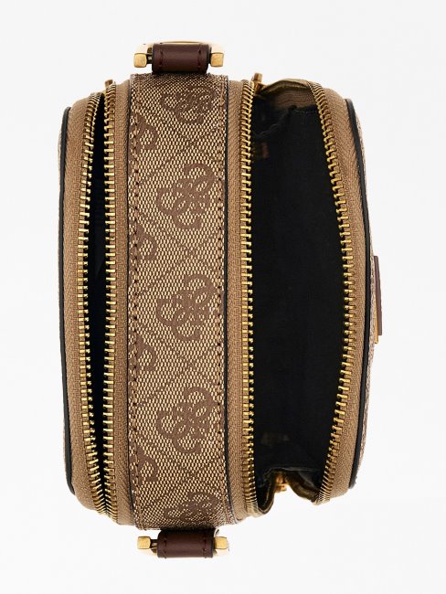 Sac à Bandoulière Vice Smart 4g Logo Guess Beige