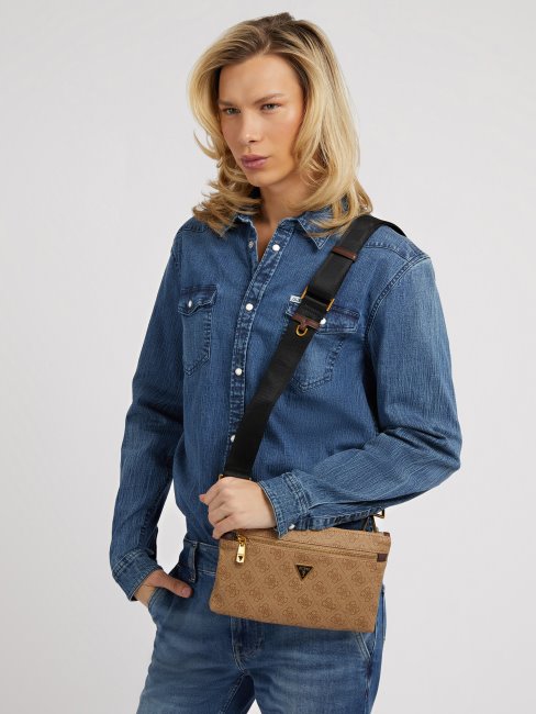 Sac à Bandoulière Guess Vezzola 4g Beige