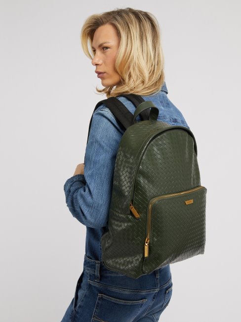 Sac à Dos Tressé Calabria Guess Vert