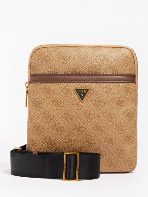 Mini Sac à Bandoulière Guess Vezzola Beige Avec Logo 4g