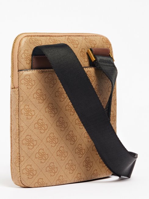 Mini Sac à Bandoulière Guess Vezzola Beige Avec Logo 4g