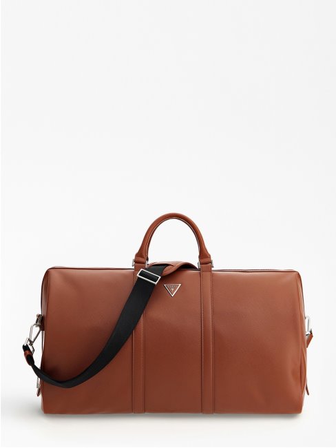 Guess Certosa Saffiano Sac De Week-end Marron