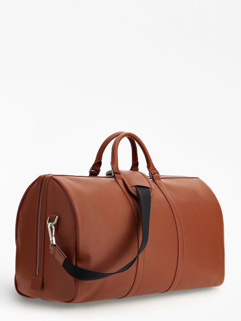 Guess Certosa Saffiano Sac De Week-end Marron