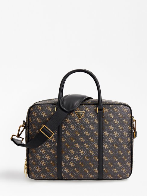 Sac à Bandoulière Guess Marron Logo Vezzola 4g