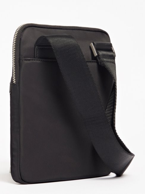 Mini Sac à Bandoulière Guess Noir En Nylon Certosa Smart