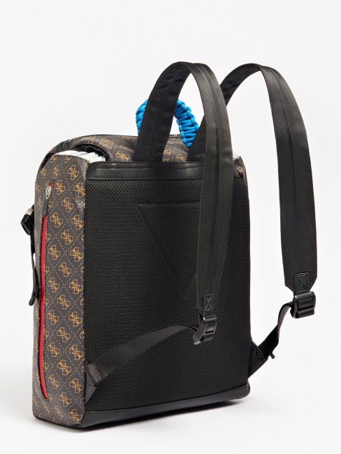 Sac à Dos Guess Marron Avec Logo Salameda 4g