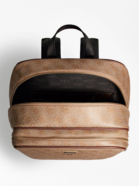 Sac à Dos Guess Vezola 4g Beige Logo