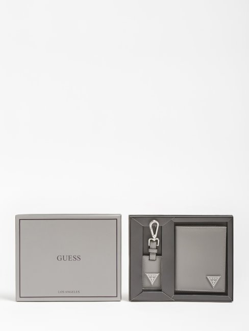 Coffret Guess Certosa Saffiano Gris