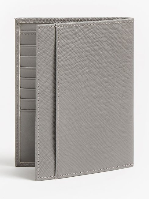 Coffret Guess Certosa Saffiano Gris