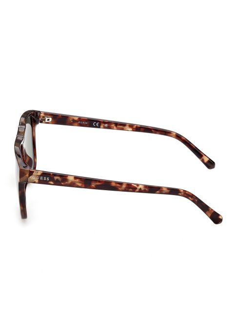 Modèle De Lunettes De Soleil Carrées Brunes Guess