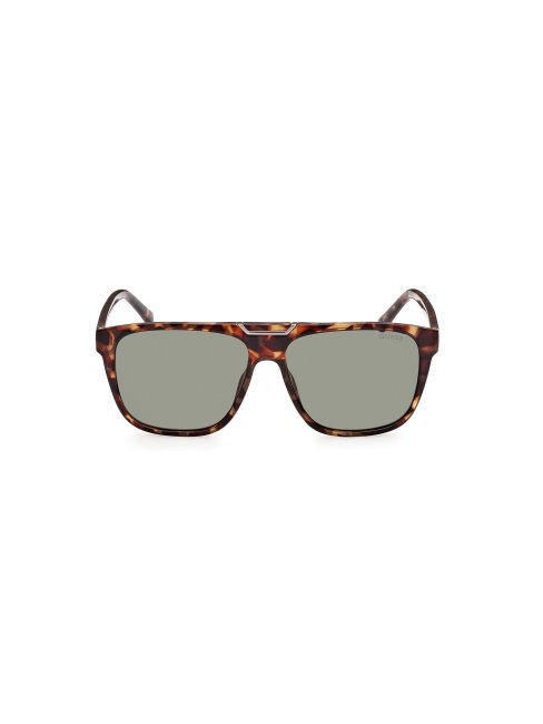 Modèle De Lunettes De Soleil Carrées Brunes Guess