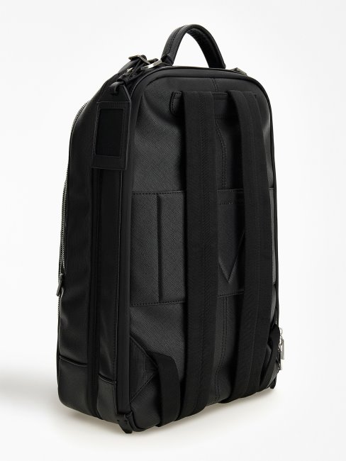 Sac à Dos Smart Certosa Saffiano Noir Guess