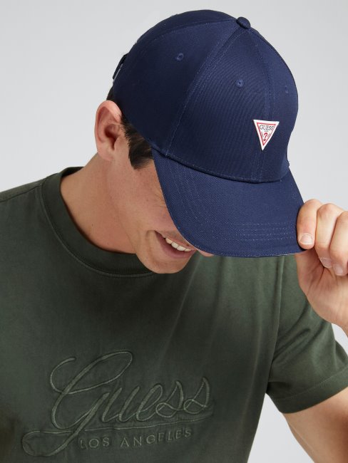 Casquette Triangle Logo Guess Bleu