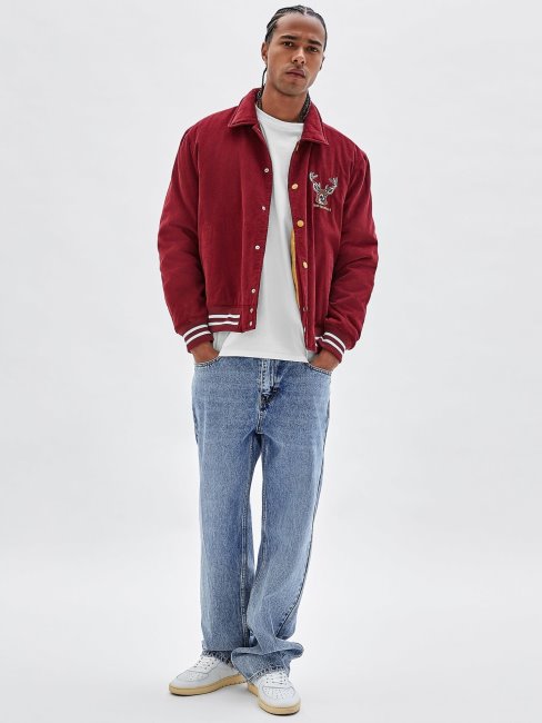 Pantalon Denim Droit Bleu Guess