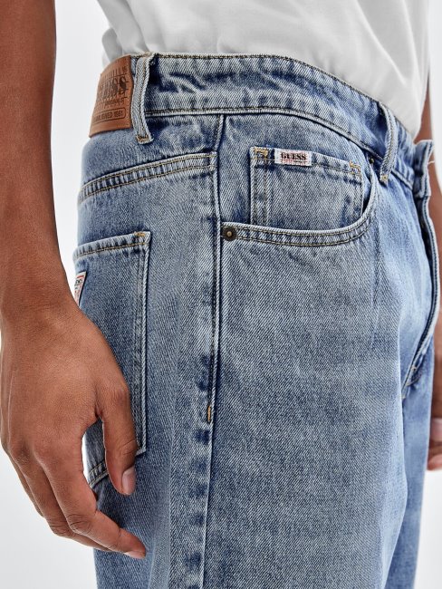 Pantalon Denim Droit Bleu Guess