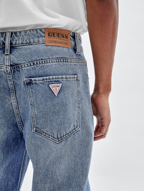 Pantalon Denim Droit Bleu Guess