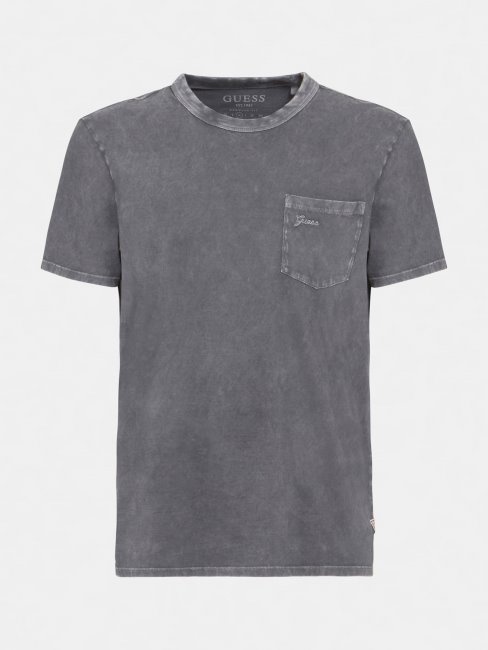 Tee Shirt Argent Poche Devant Guess