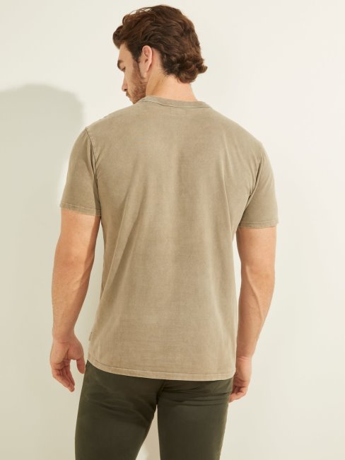 Tee Shirt Poche Devant Guess Vert