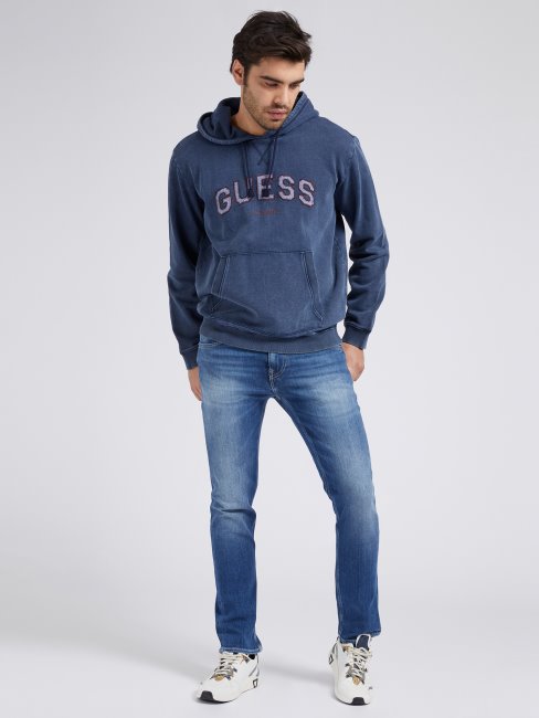 Pantalon Denim Slim Fit Guess Bleu Nouvelle Tendance
