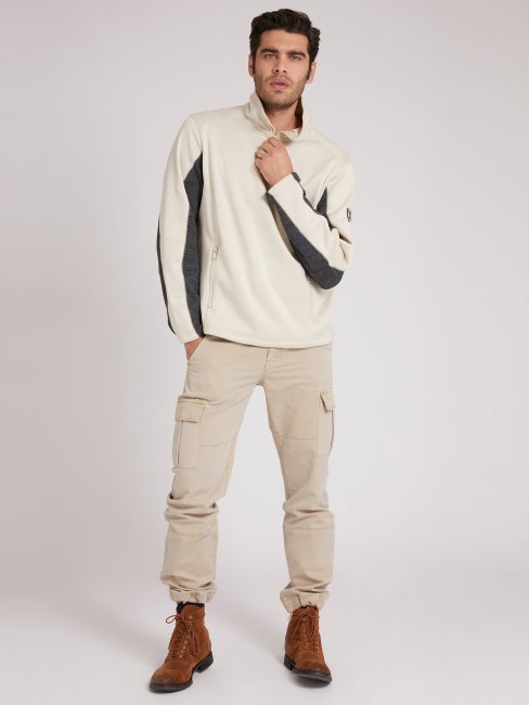 Sweat Zippé Guess Beige